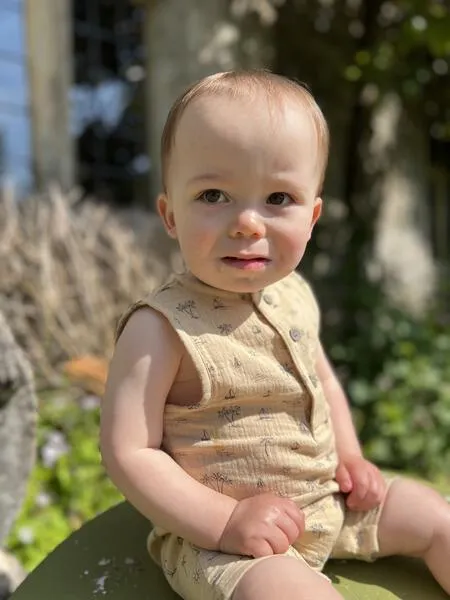 Arlo Romper in Sand Island Boats