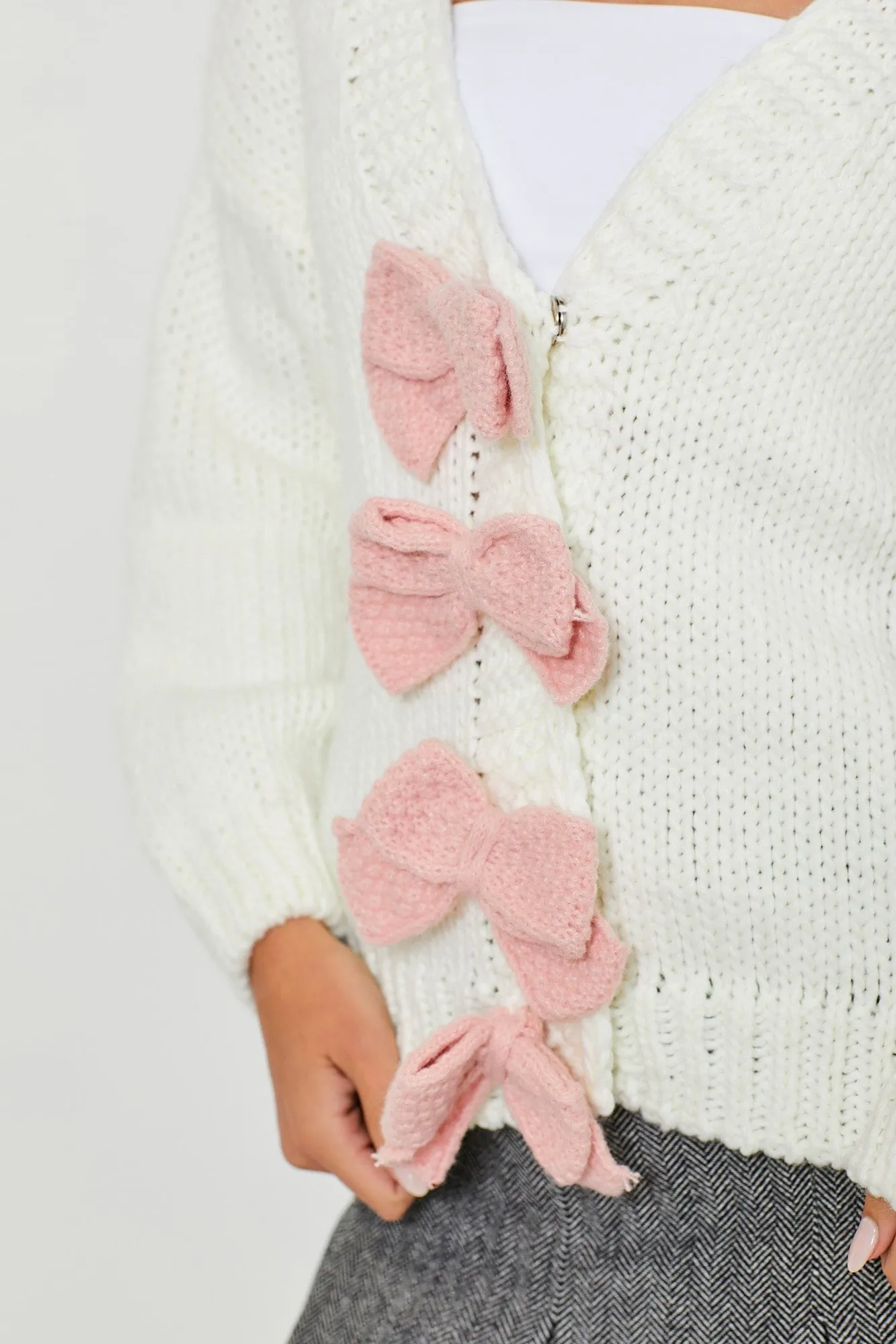 Bow Cardigan