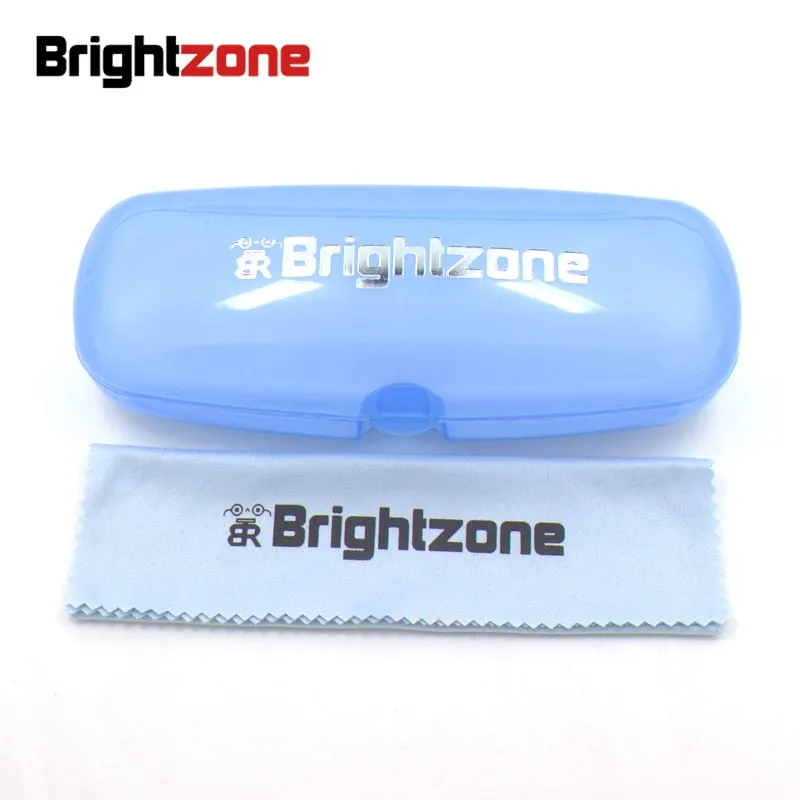 Brightzone Unisex Square Eyeglasses Semi Rim Alloy B8519