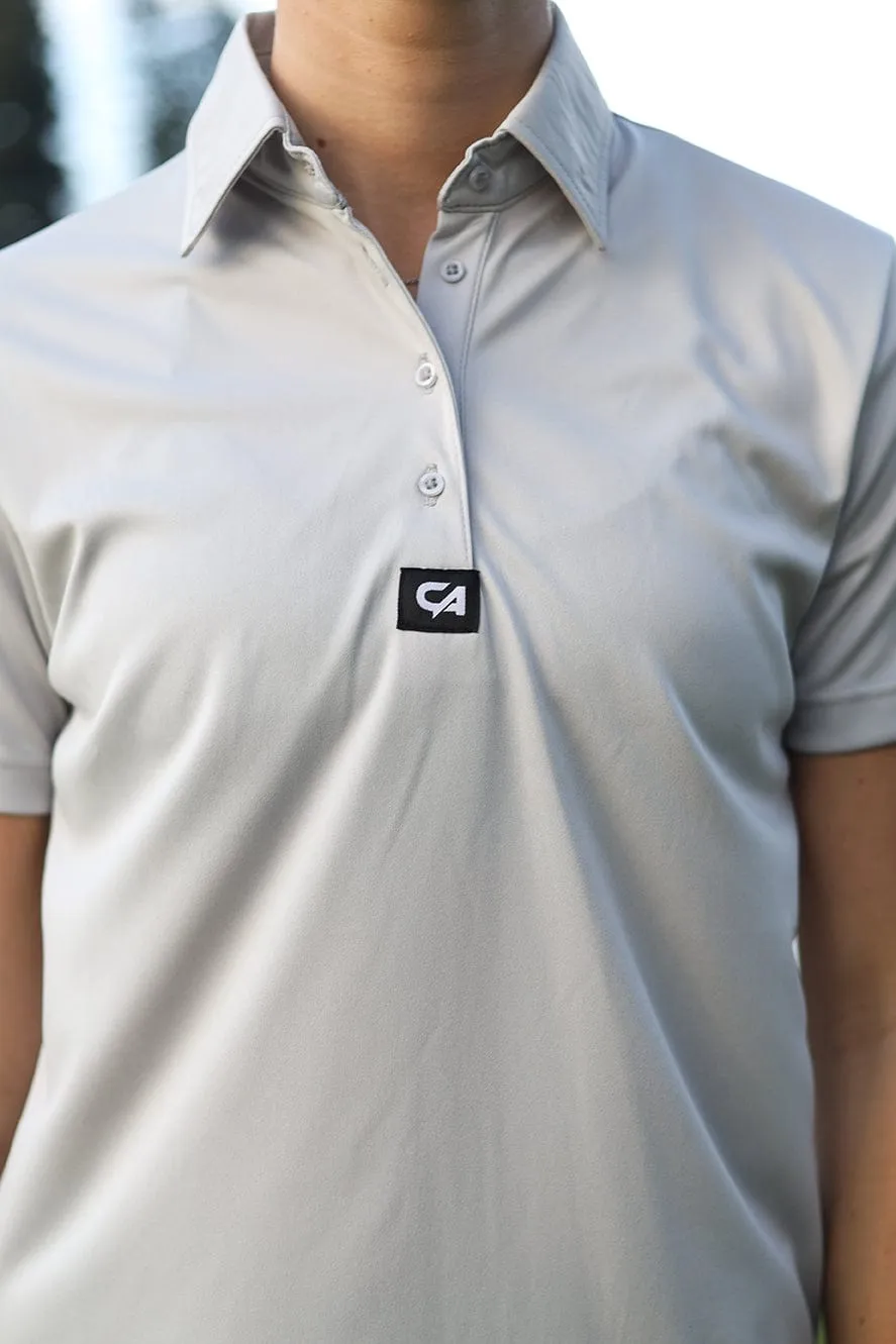 CA Ladies Iconic Golf Shirt | Light Grey