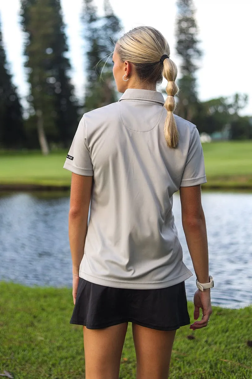 CA Ladies Iconic Golf Shirt | Light Grey