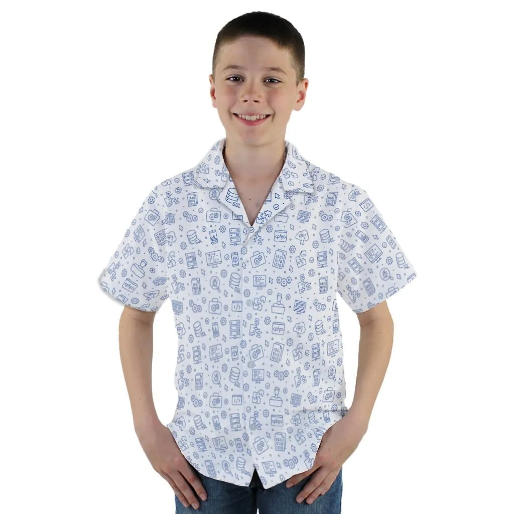 Computer Software Engineer White Youth Hawaiian Shirt