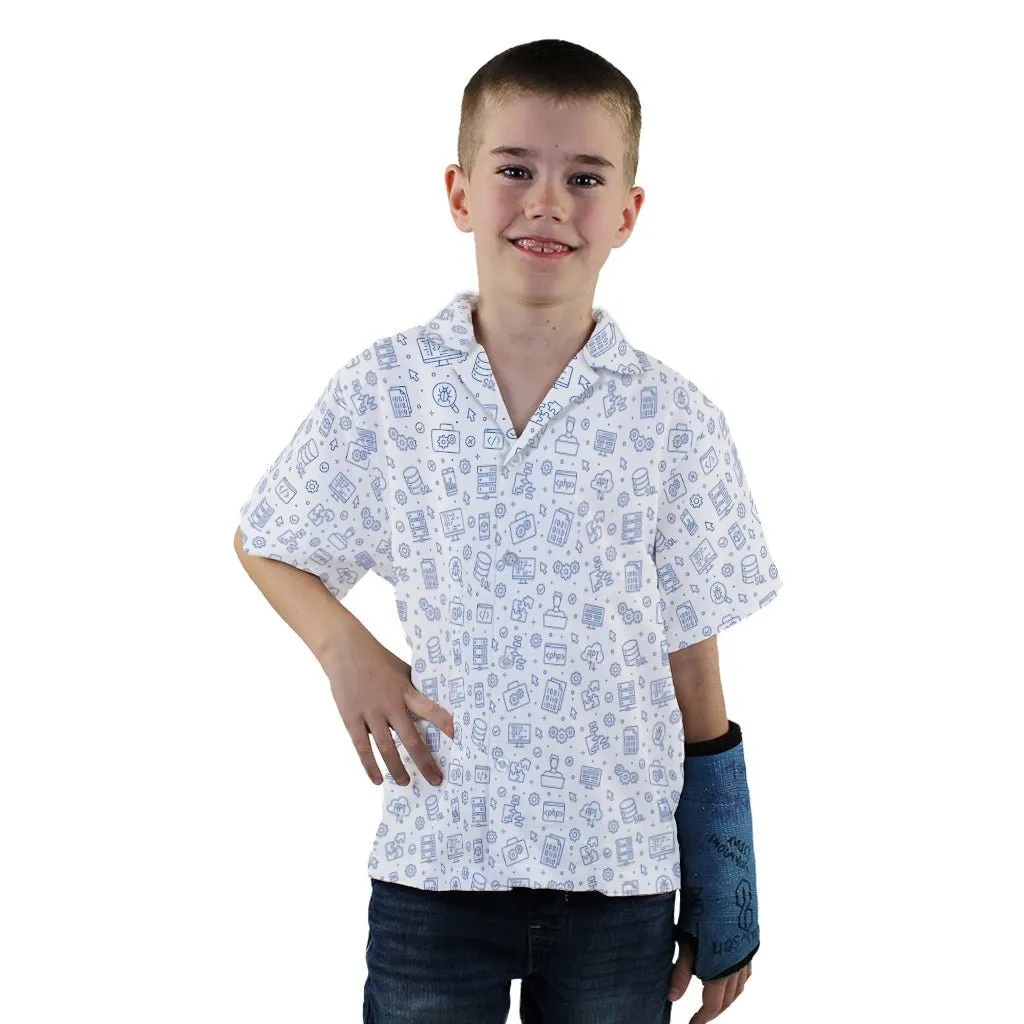 Computer Software Engineer White Youth Hawaiian Shirt