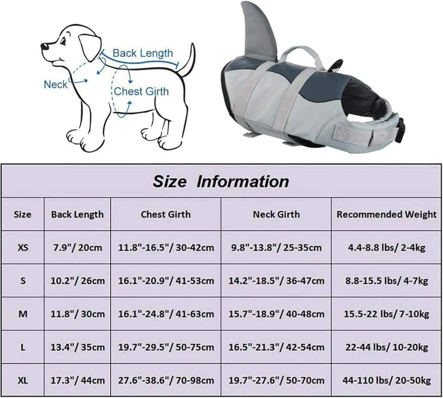 Dog Hugs Cat Shark Dog Life Jacket