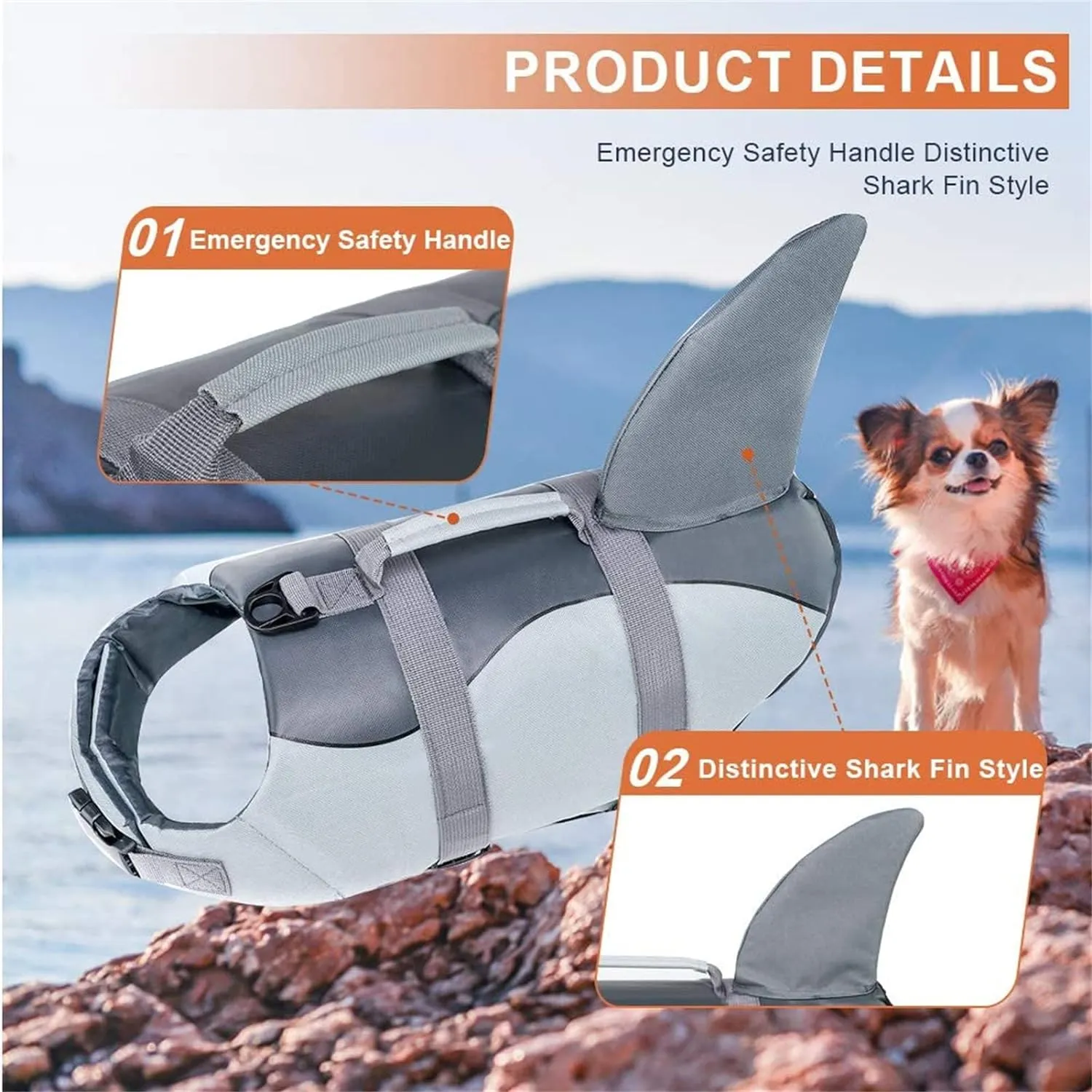 Dog Hugs Cat Shark Dog Life Jacket