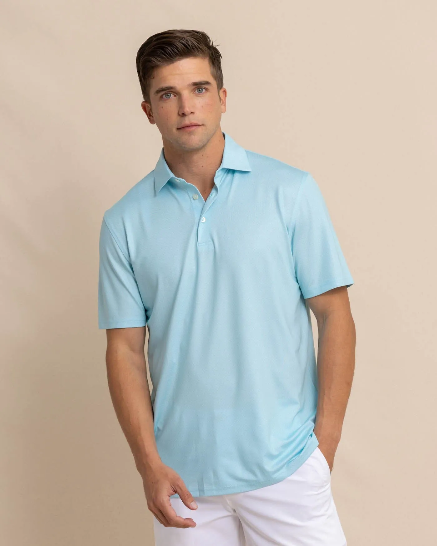 Driver Coastal Geo Polo Shirt