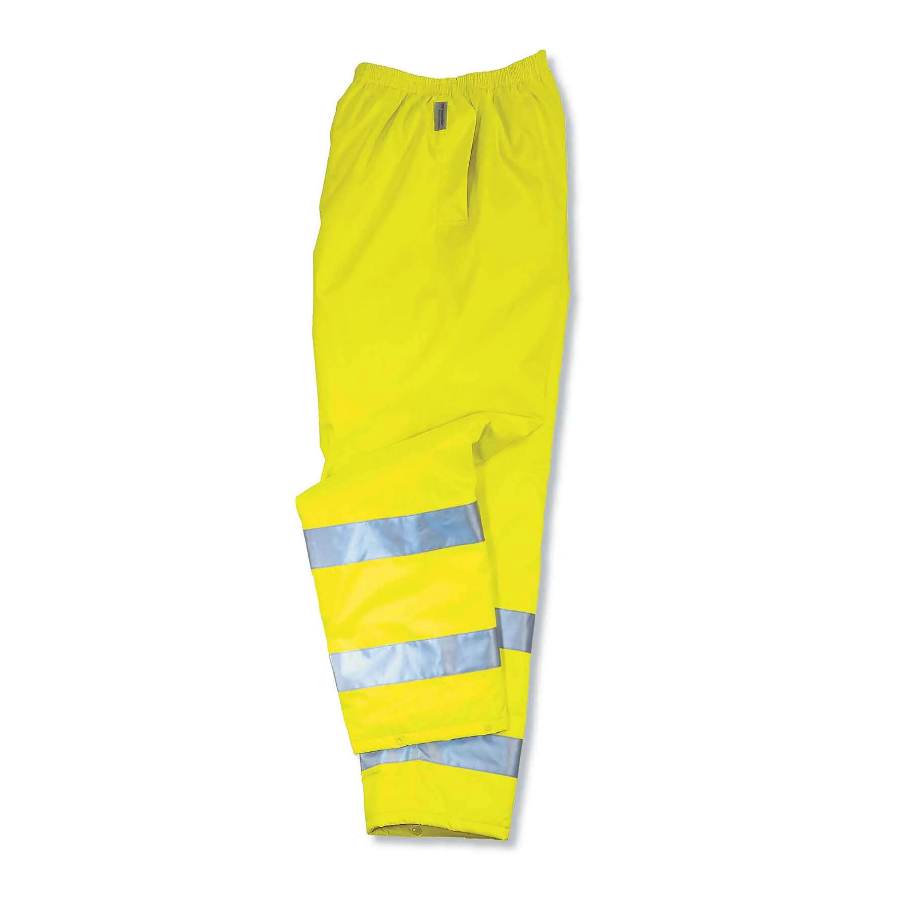 Ergodyne 24423 GloWear 8915 Supplemental Class E Rain Pants, Medium, HV Lime