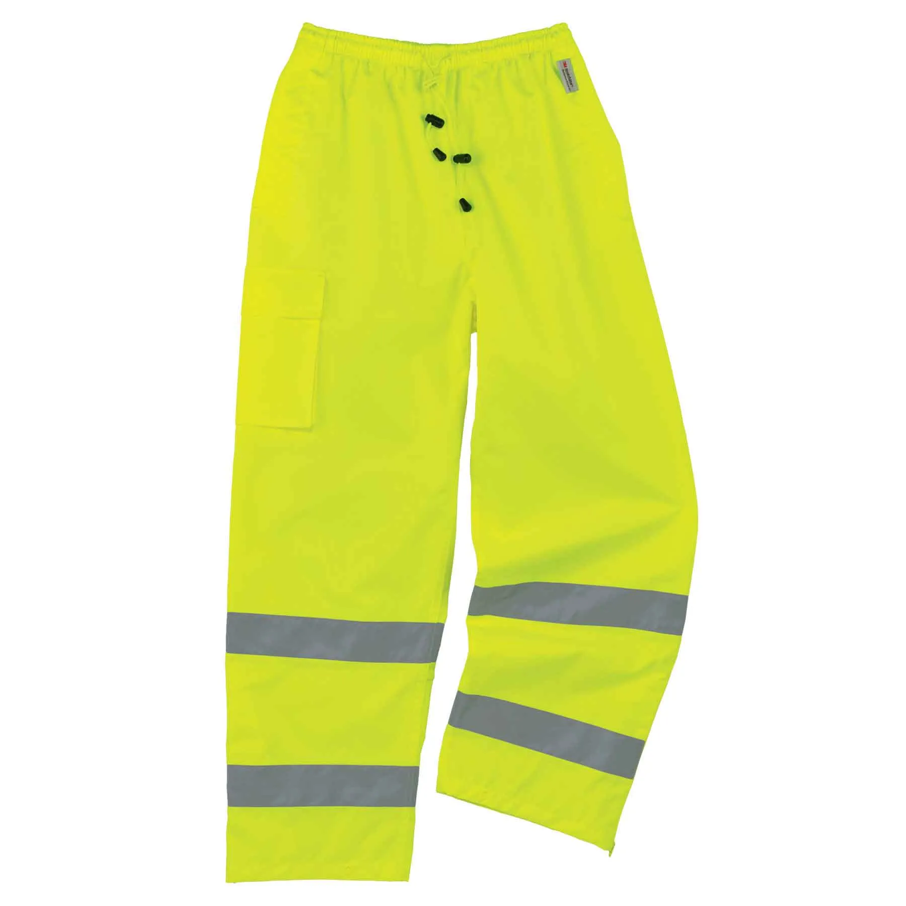 Ergodyne 24429 GloWear 8915 Supplemental Class E Rain Pants, 5XL, HV Lime