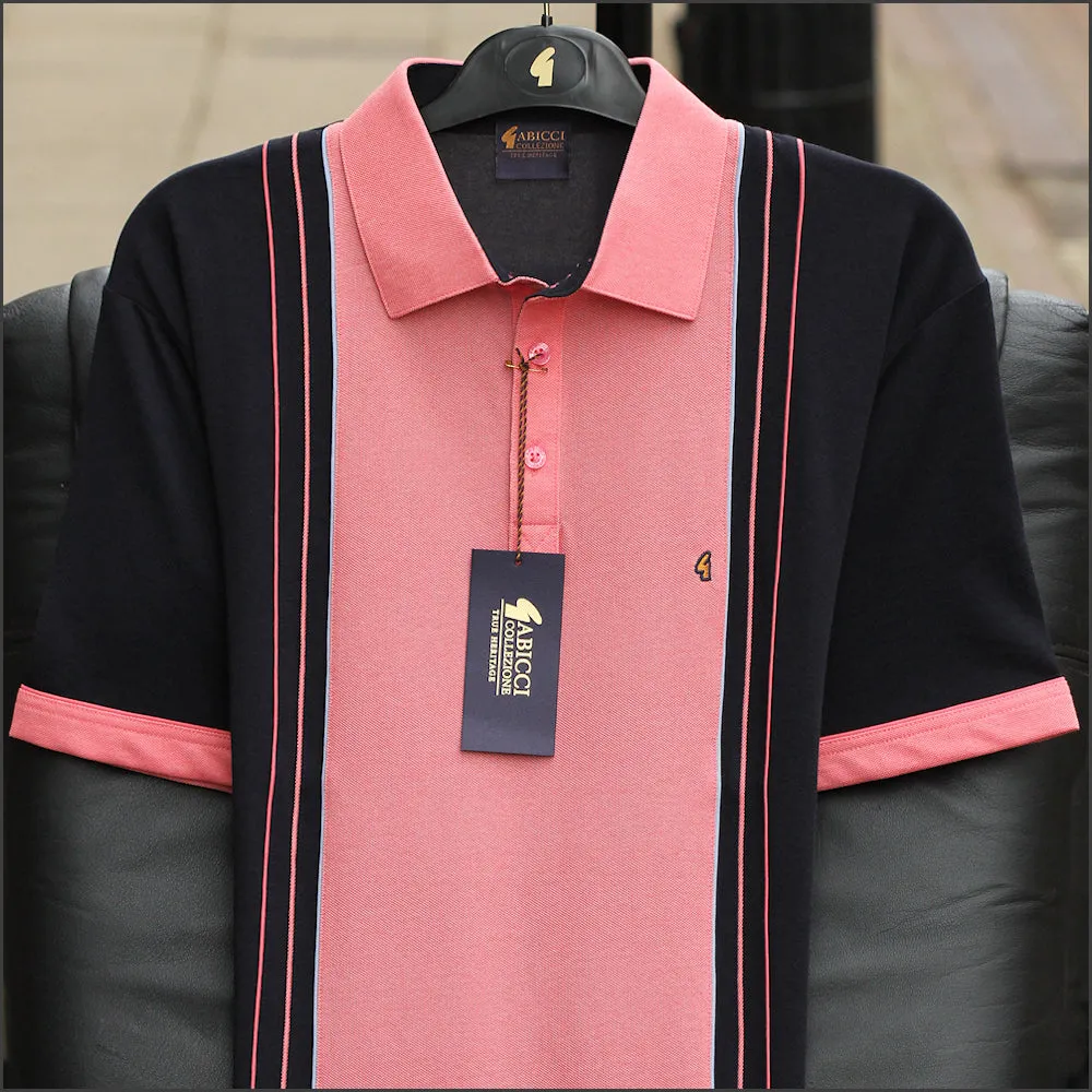 Gabicci X02 Navy/Coral Tee Shirt--