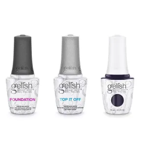 Gelish Combo - Base, Top & Lace 'Em Up