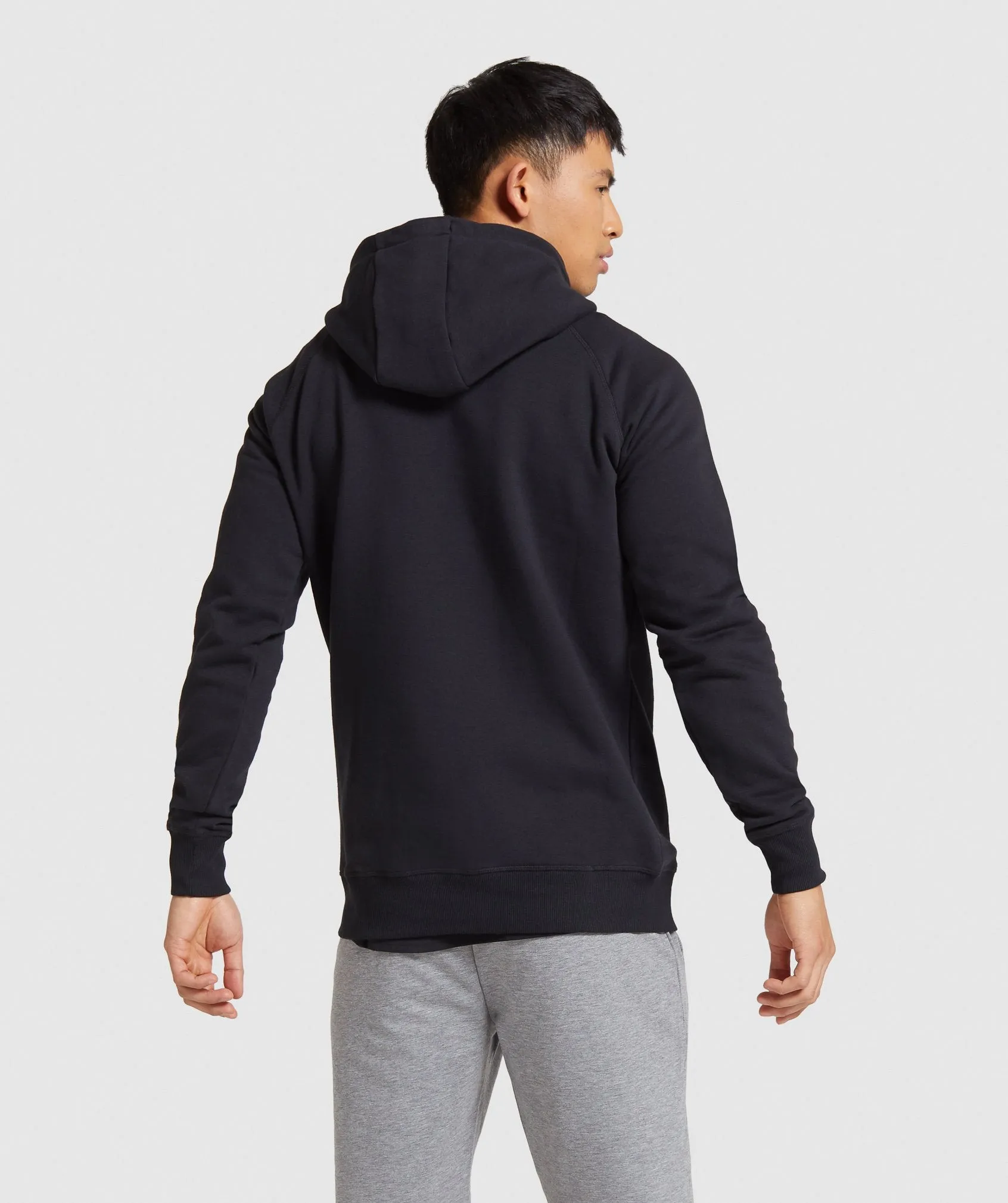 Gymshark Crest Hoodie - Black