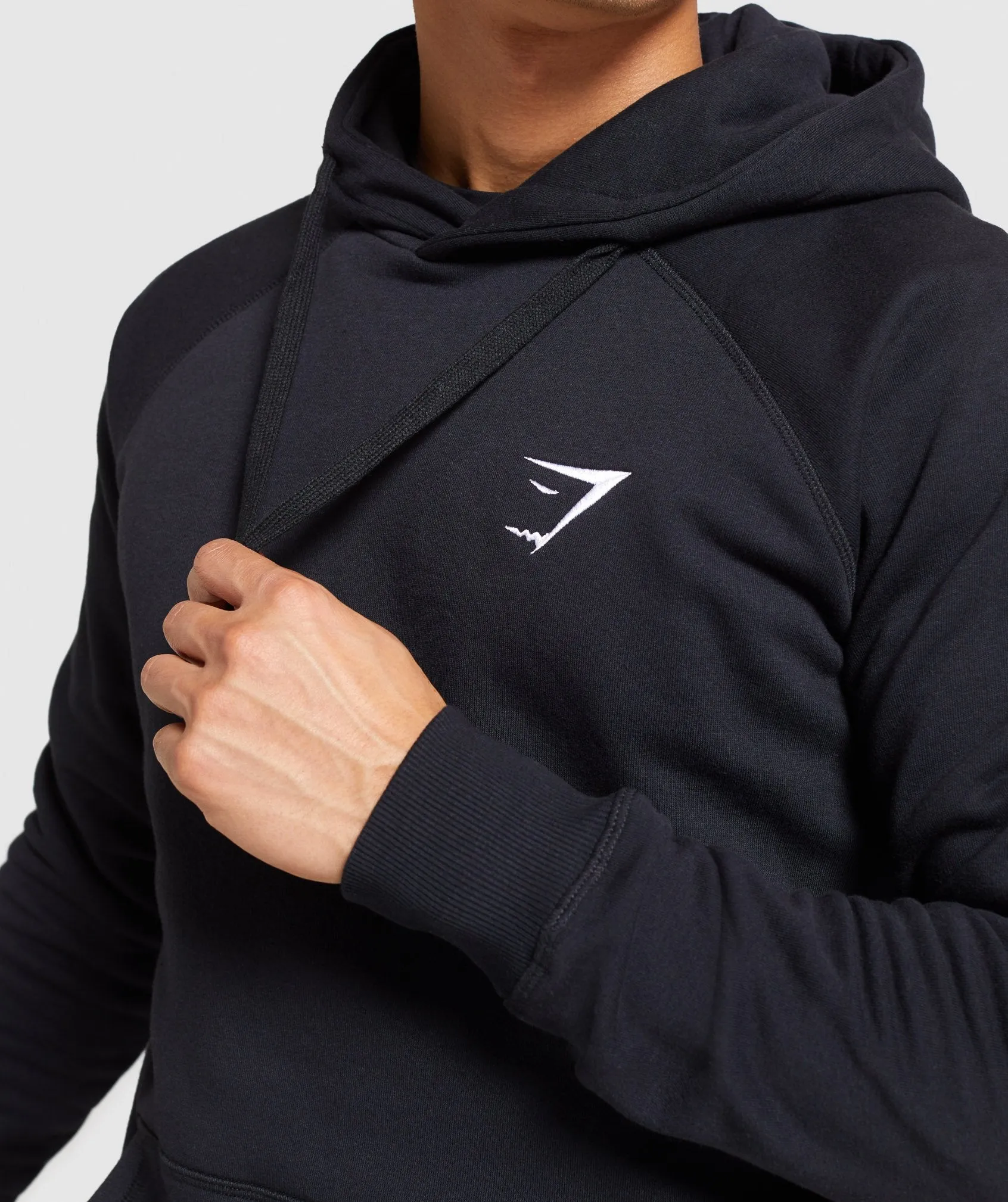 Gymshark Crest Hoodie - Black