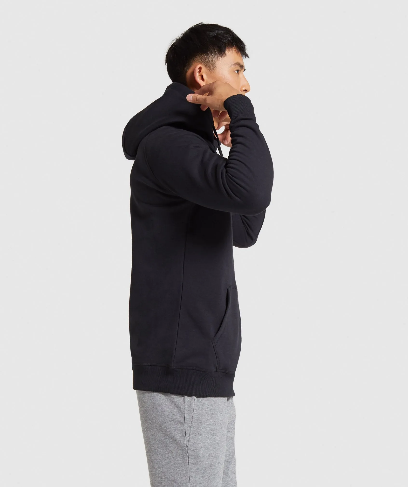 Gymshark Crest Hoodie - Black