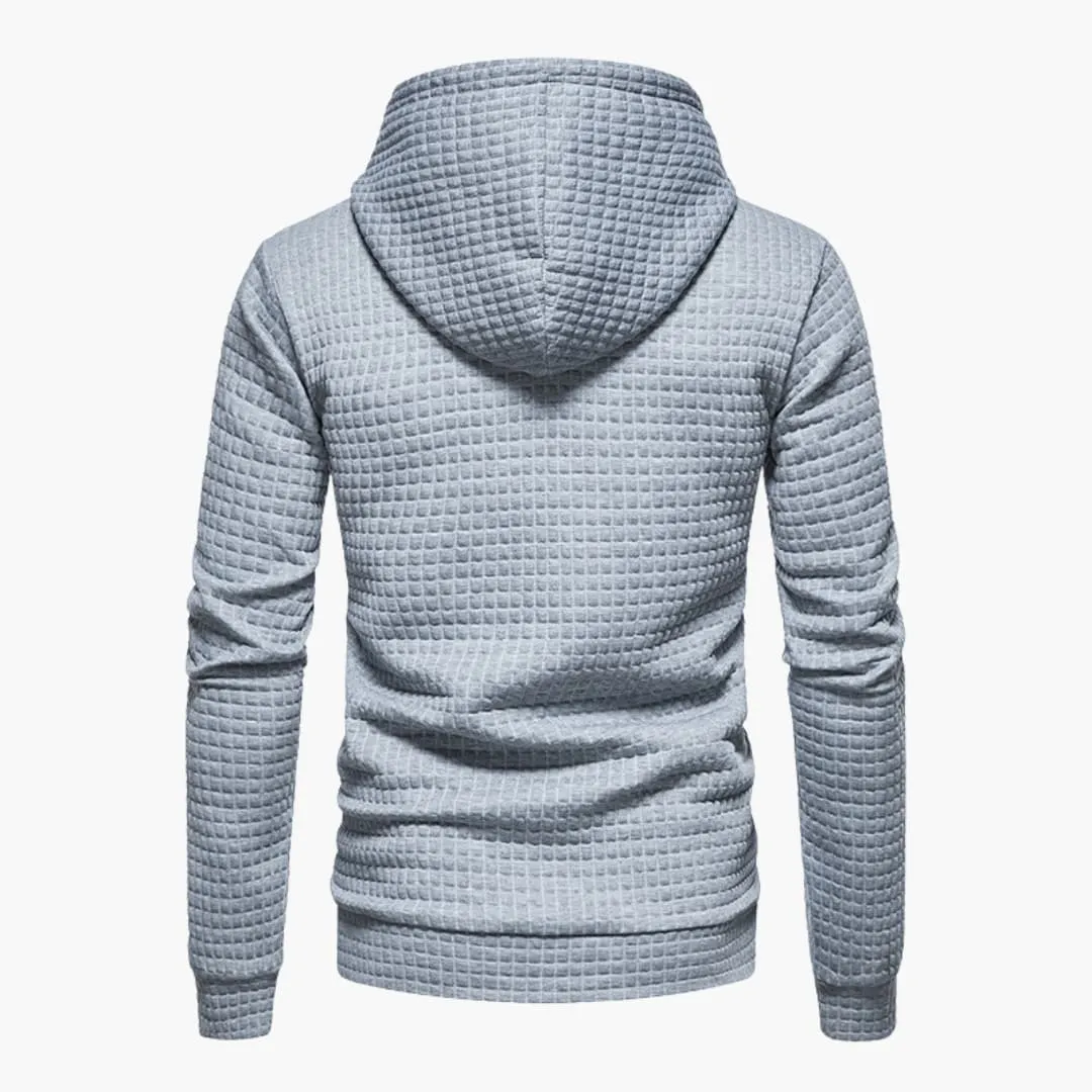 Ivyshape | Cotton Hooded Pocket Sweater