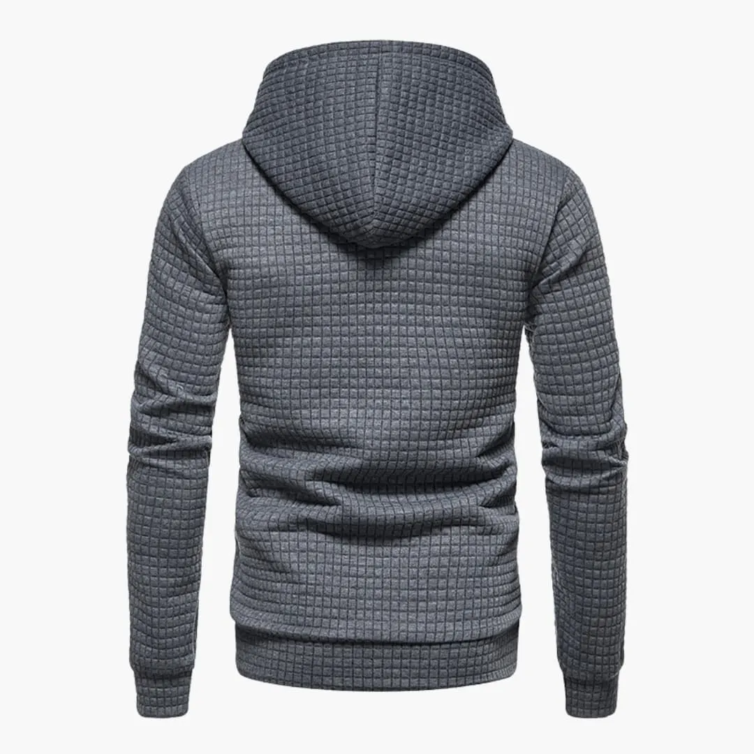 Ivyshape | Cotton Hooded Pocket Sweater