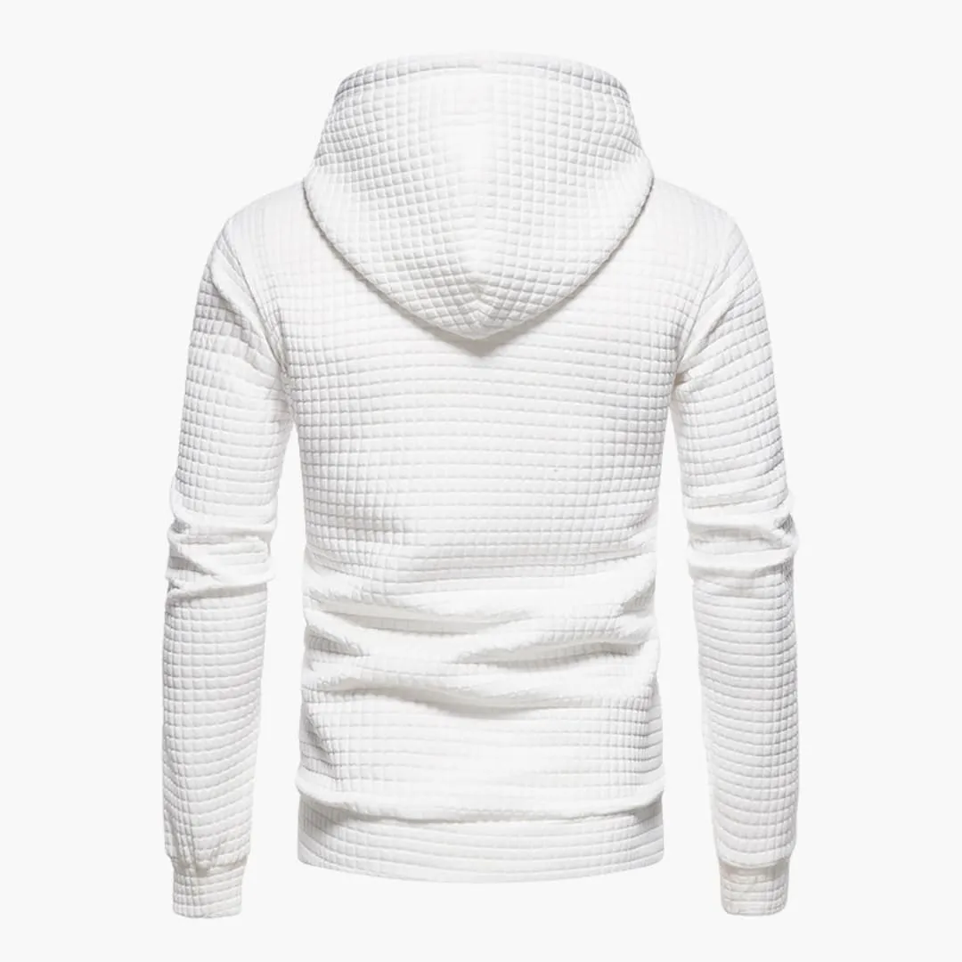 Ivyshape | Cotton Hooded Pocket Sweater