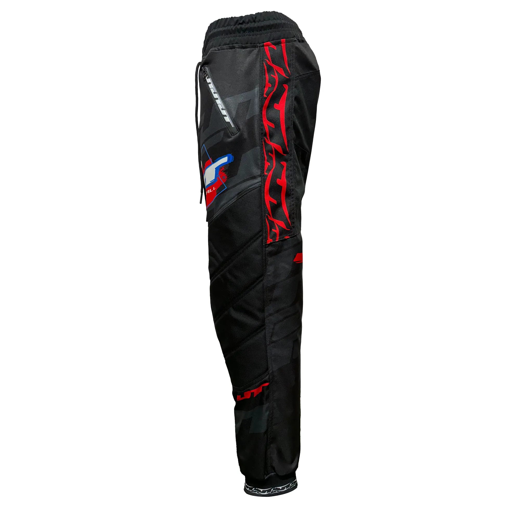 JT Spring Edition Classic Pants - Red-Blue / Black