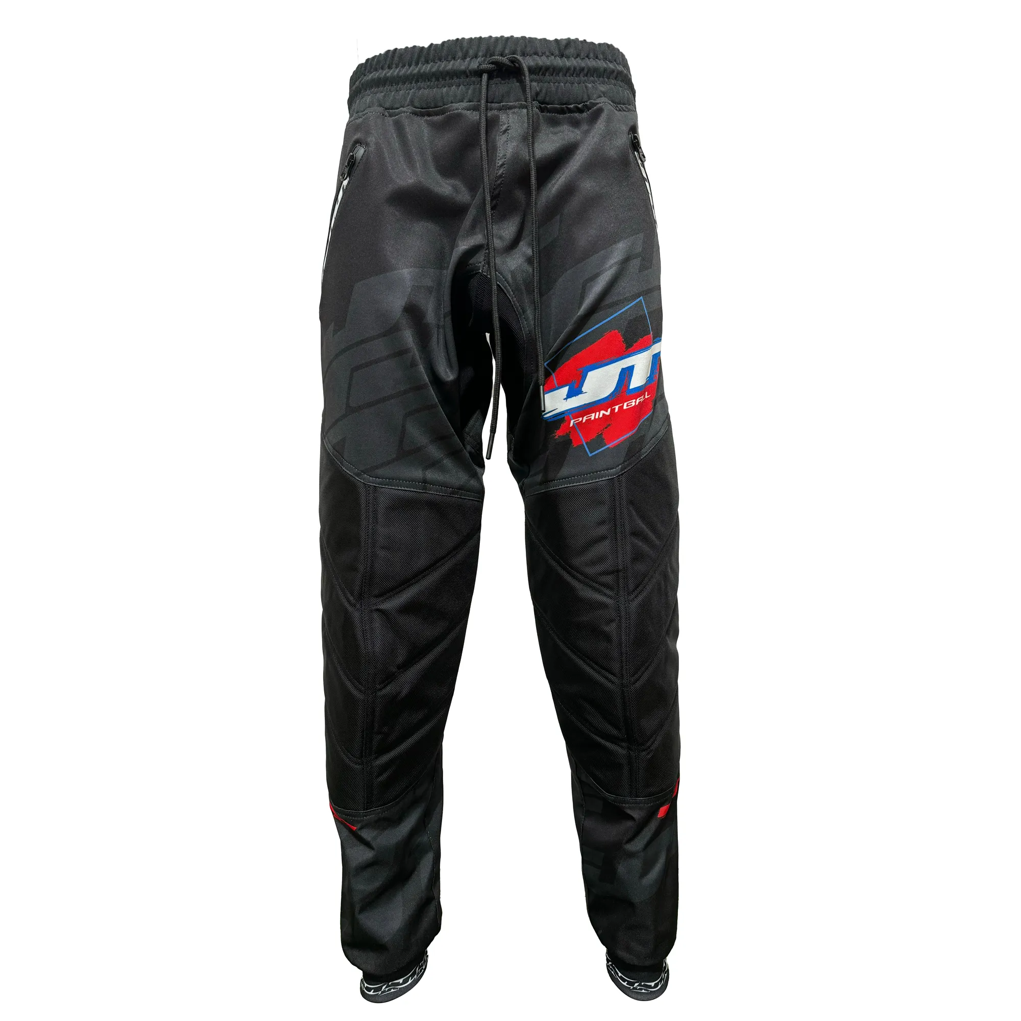 JT Spring Edition Classic Pants - Red-Blue / Black