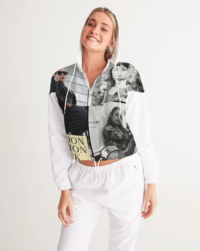 L.D.F.W Women's Cropped Windbreaker