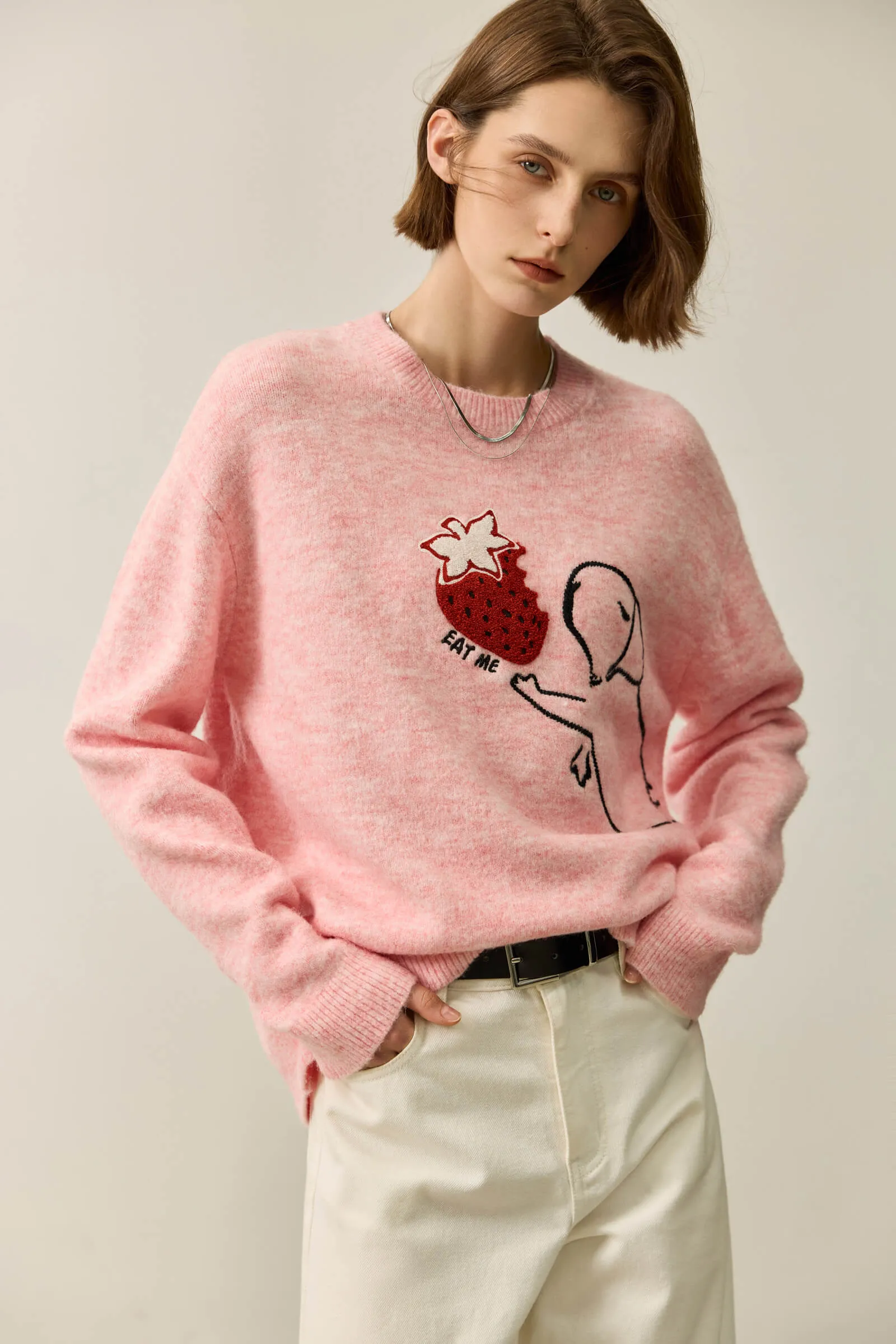 LILY Capybara Crewneck Sweater