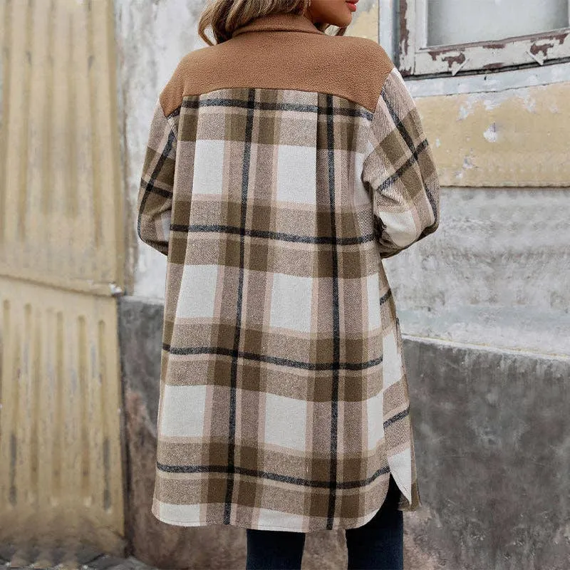 LONG PLAID   PRETTY SHACKET