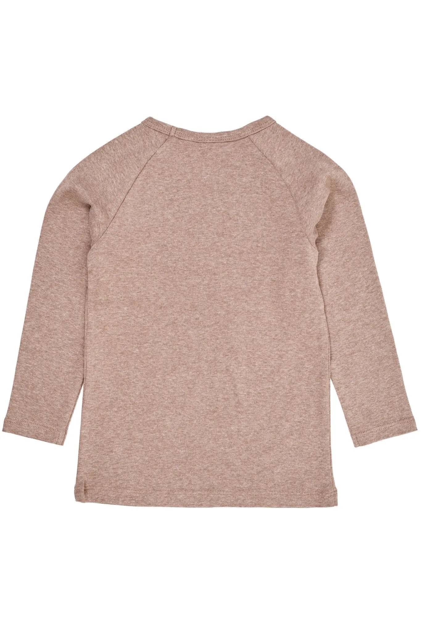 MELANGE LS T-SHIRT - NATURAL MELANGE