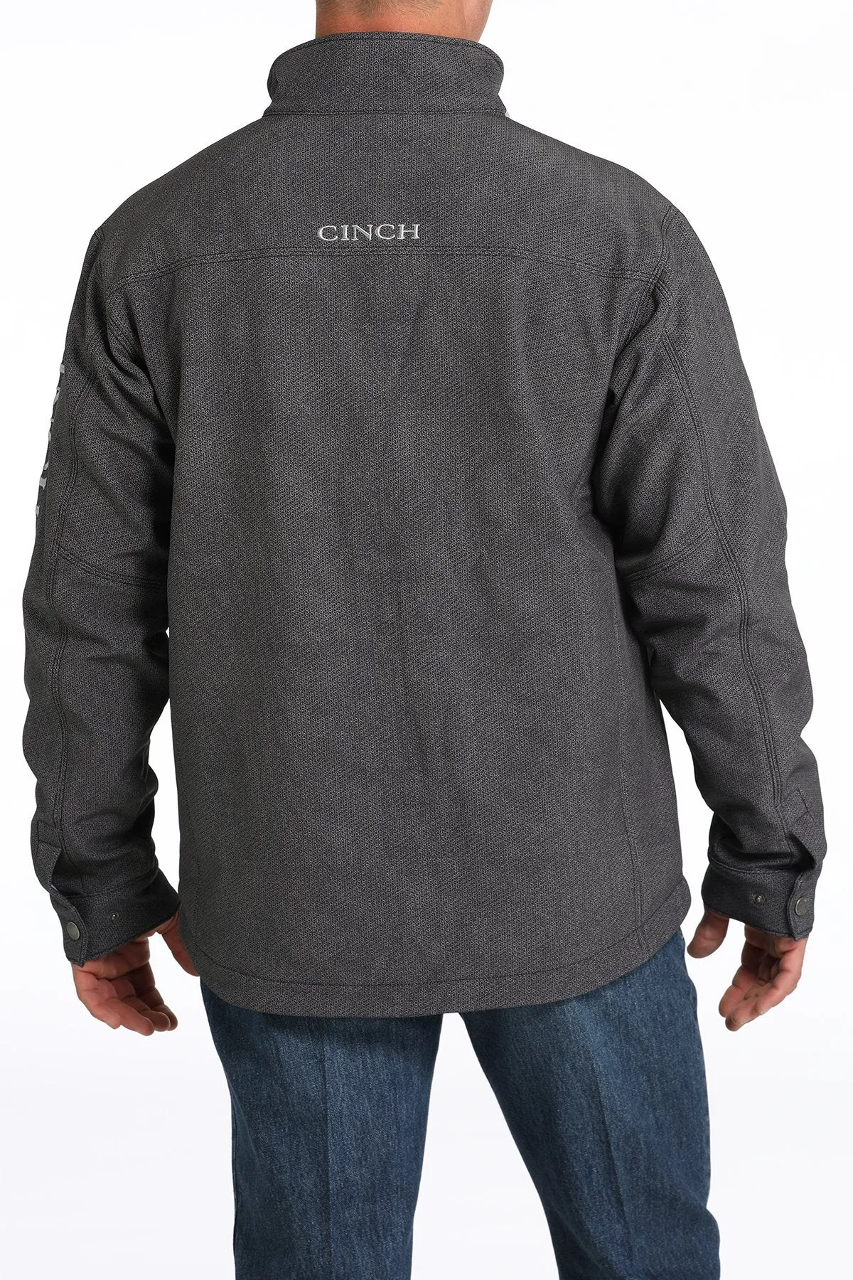 Men's Cinch Conceal Carry Bonded Grey Jacket