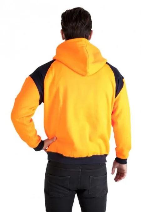 Men's Shoulder Contrast Zipper Hoodies - F303HZW