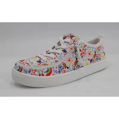 New - BILLY Footwear Girls' Harbor Zipper Sneakers - 7