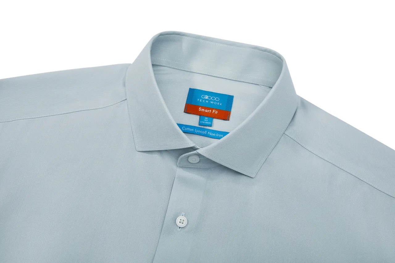 Non-Iron Super Soft Lyocell Blend Shirt in Smart Fit