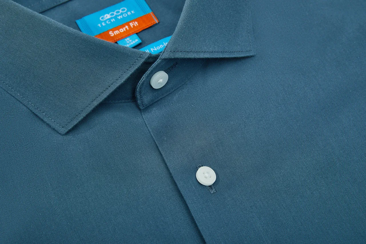 Non-Iron Super Soft Lyocell Blend Shirt in Smart Fit