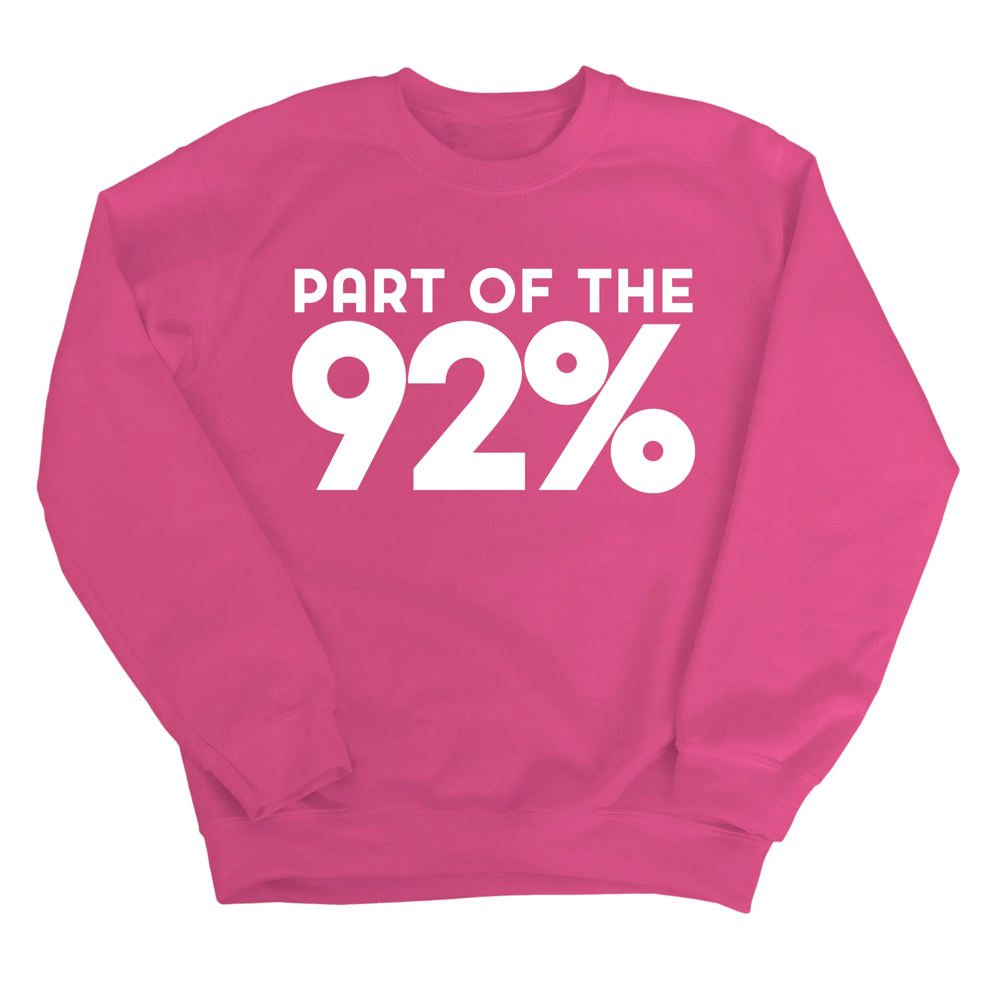 Part of the 92 Percent Unisex Sweatshirt