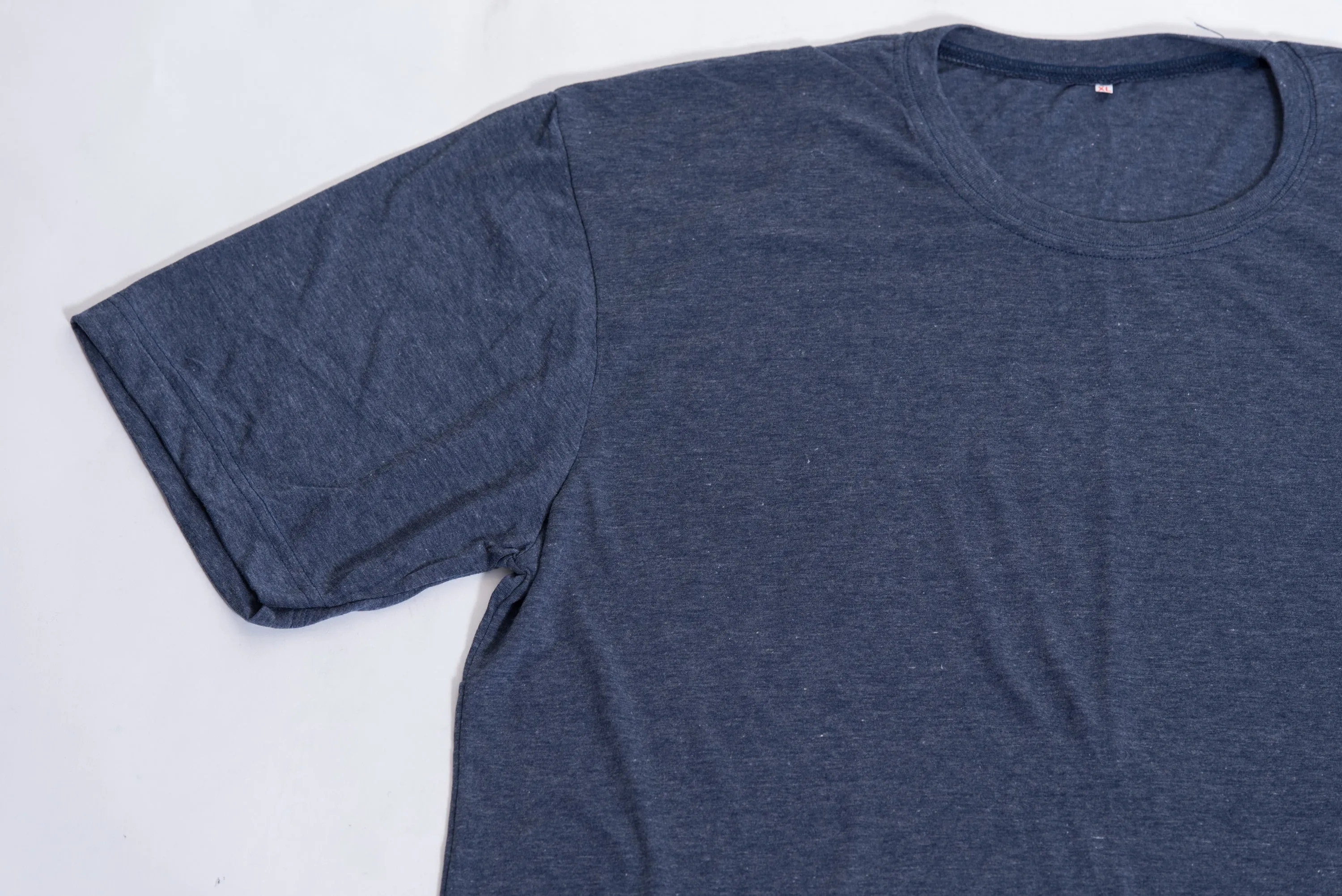 Plain Cotton T-Shirt in Navy