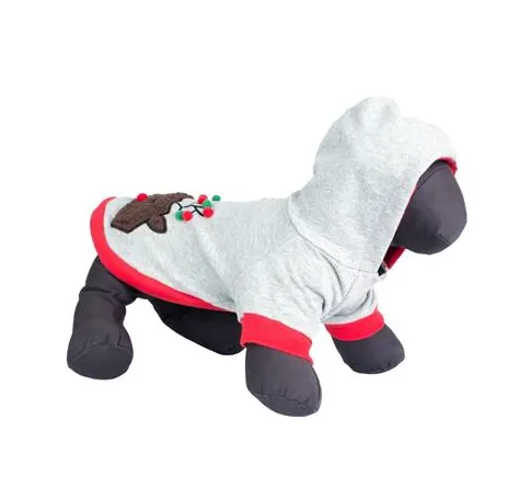 Pom Pom Reindeer Pullover Hoodie for Dogs