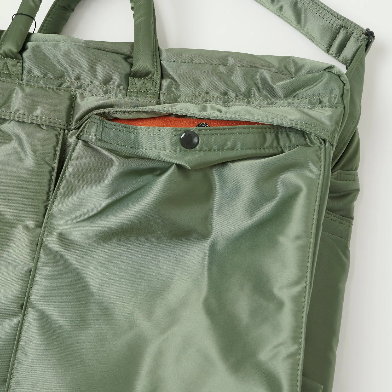 Porter-Yoshida & Co. Small 2-Way Boston Bag - Sage Green