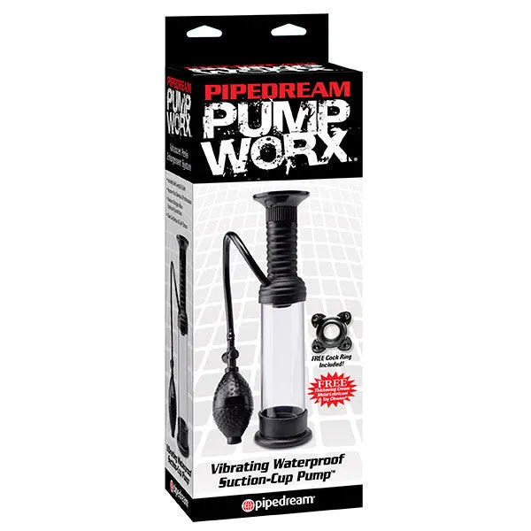 PUMP WORX VIBRATING WATERPROOF SUCTION CUP PUMP