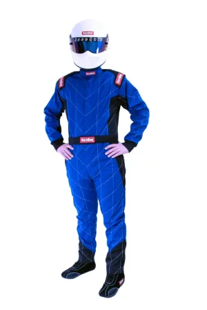 RaceQuip One Piece Single Layer Fire Suit - Blue - 2XL - 130927