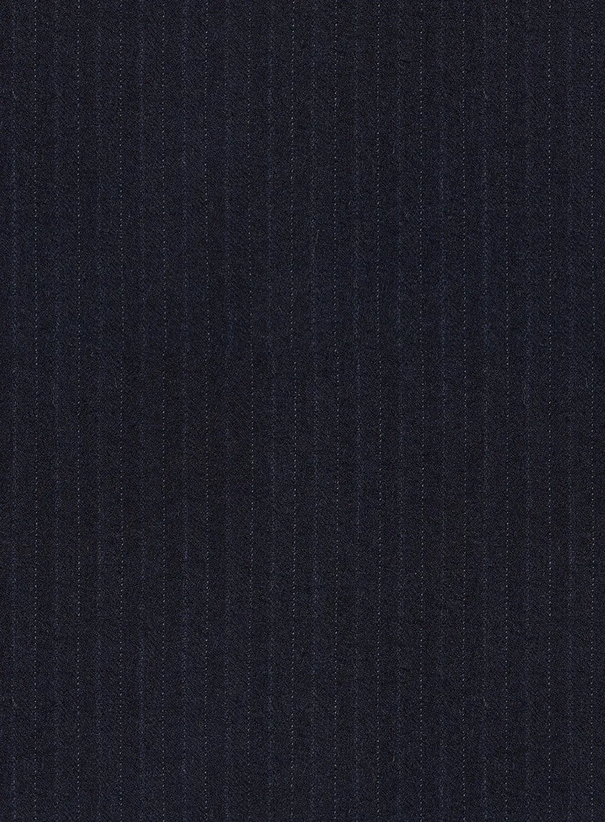 Scabal Sapphire Pinstripe Navy Wool Suit