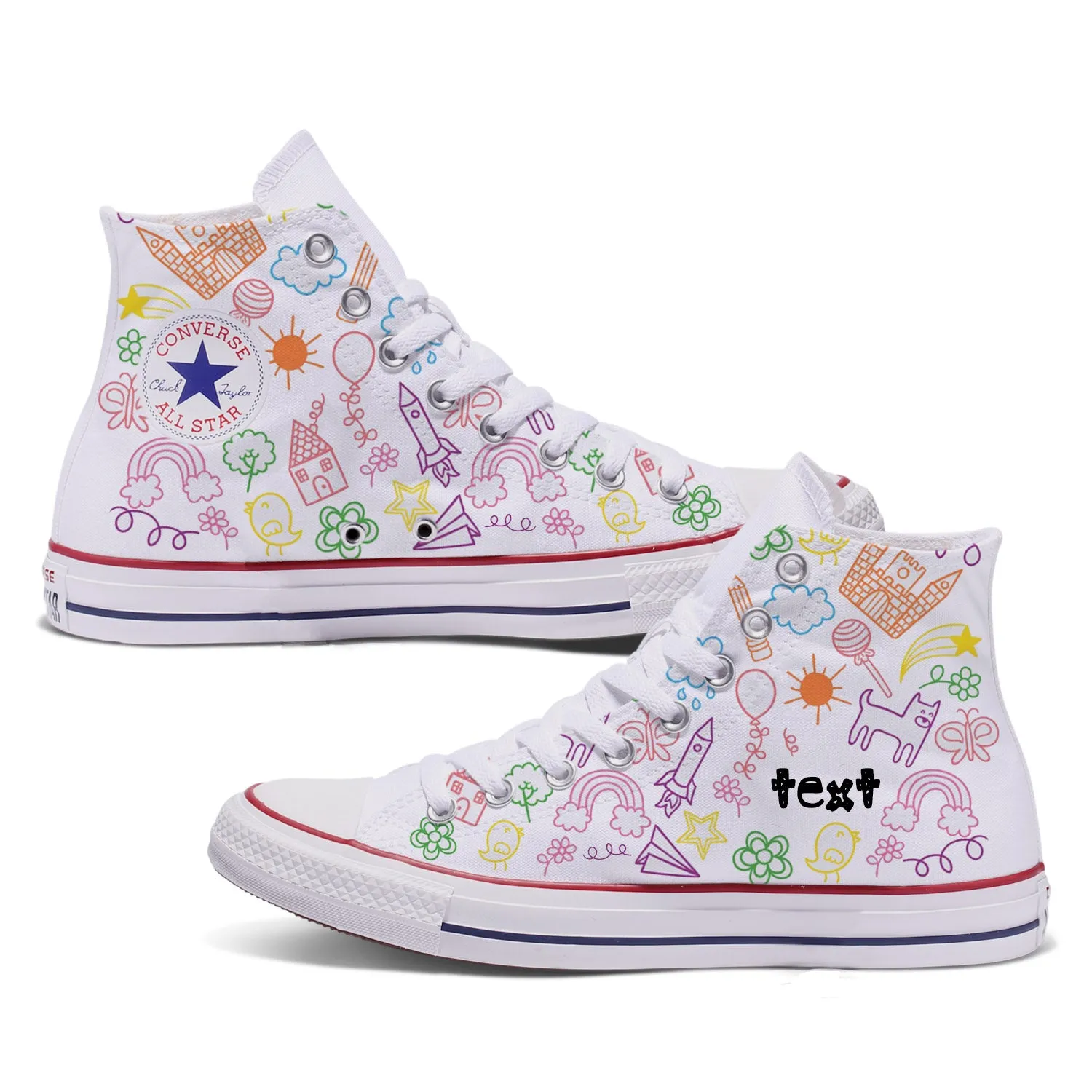 Scribble Personalised Converse