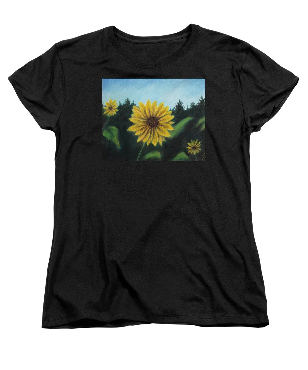 Sunny Sun Sun Flower - Women's T-Shirt (Standard Fit)