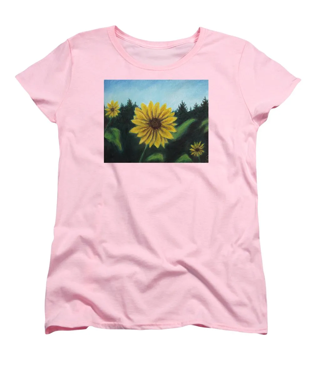 Sunny Sun Sun Flower - Women's T-Shirt (Standard Fit)