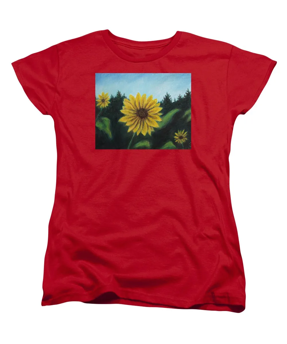 Sunny Sun Sun Flower - Women's T-Shirt (Standard Fit)