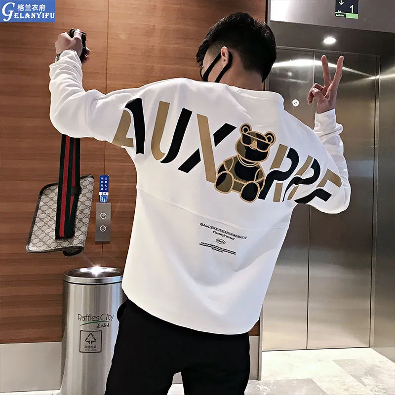 Sweatshirt Trendy Personality Loose Long Sleeved Tops Outerwear