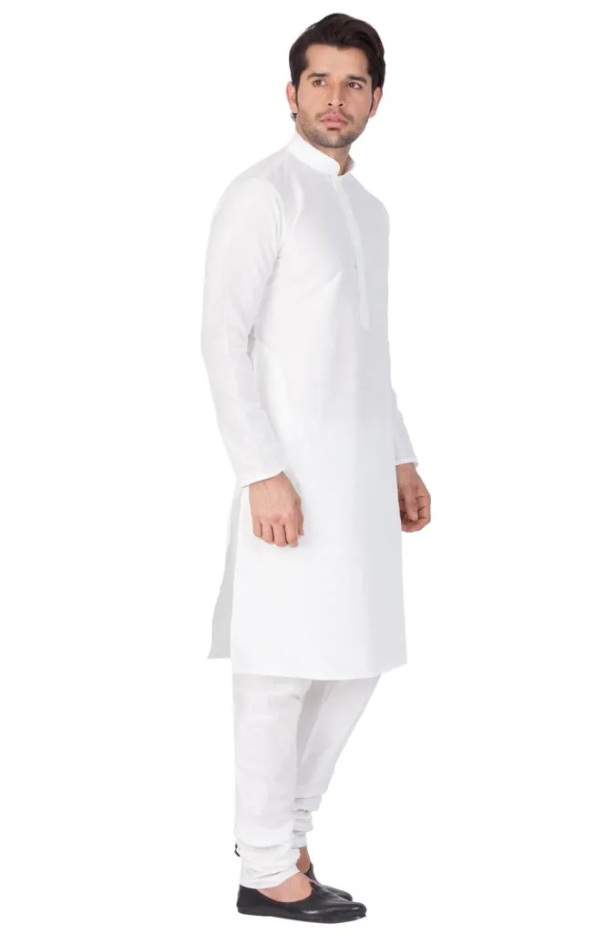 VASTRAMAY Men's White Kurta Set