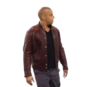 Vin Diesel Fast And Furious Real Leather Jacket Red