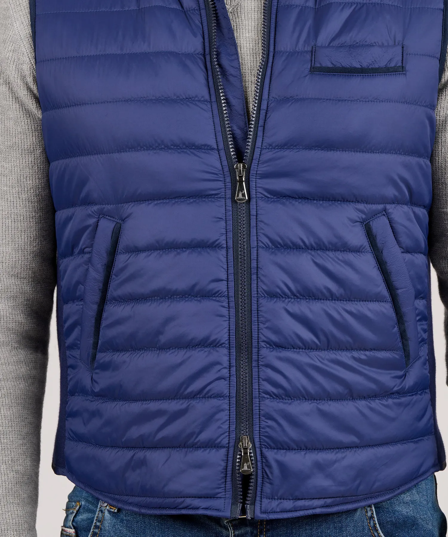 Westport Lifestyle Baseball Collar Quilted Puffer Vest