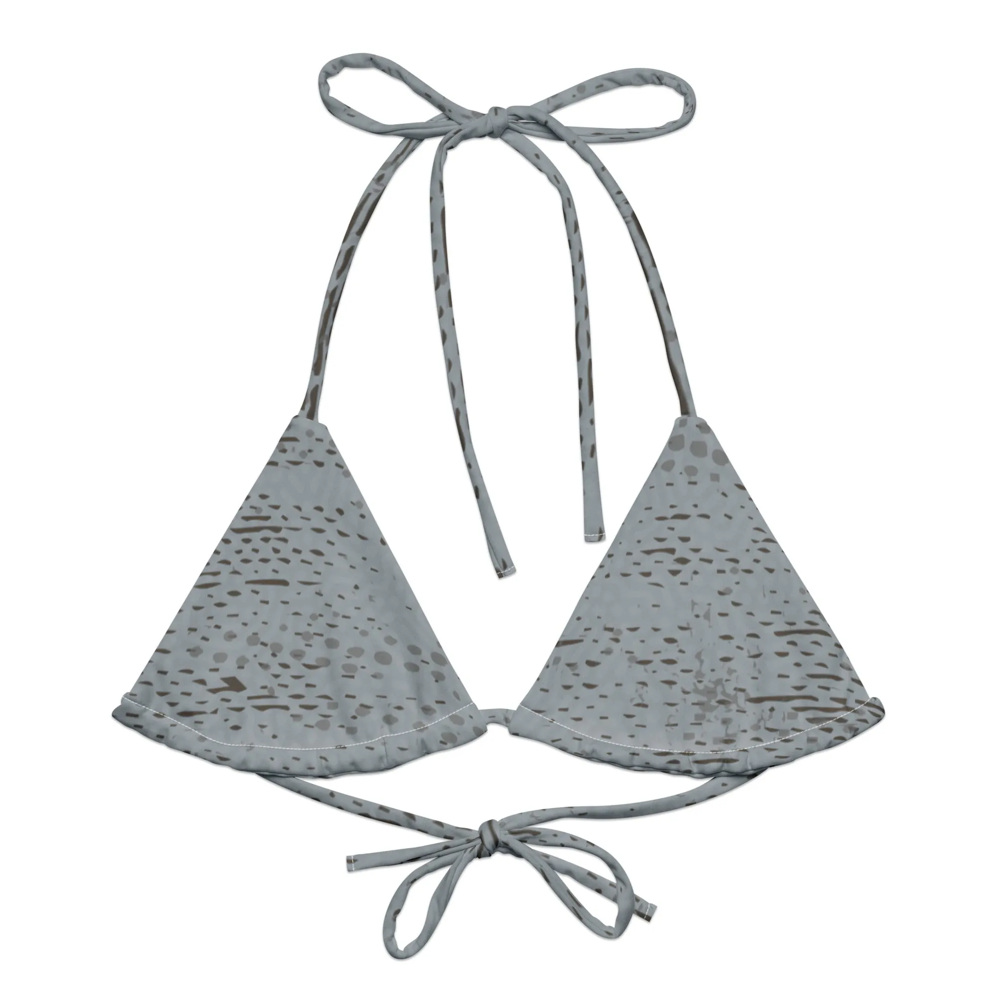 Women's ADAPT - String Bikini Top - Mako Grey | Mangrove Mud