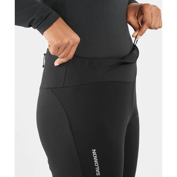 Womens GORE TEX INFINIUM™ WINDSTOPPER® Tights - Deep Black